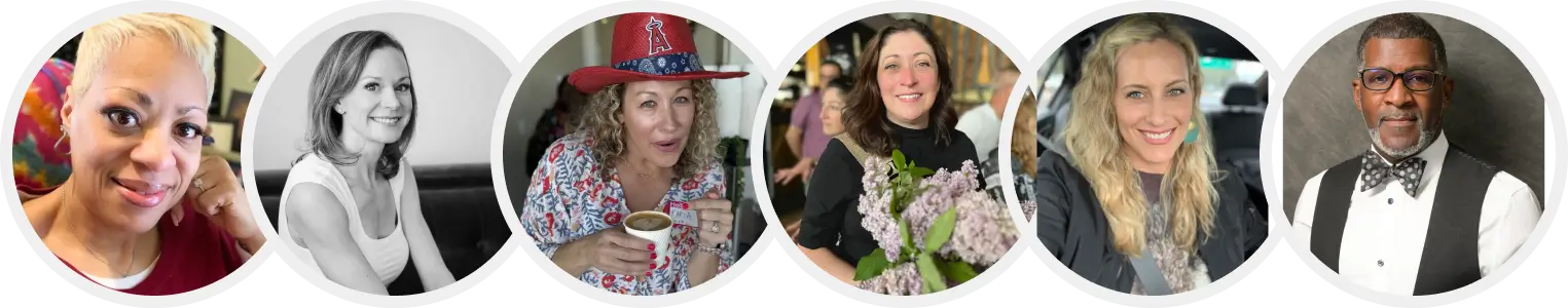 Pictures of some of GuestCam customers who left 5 star ratings