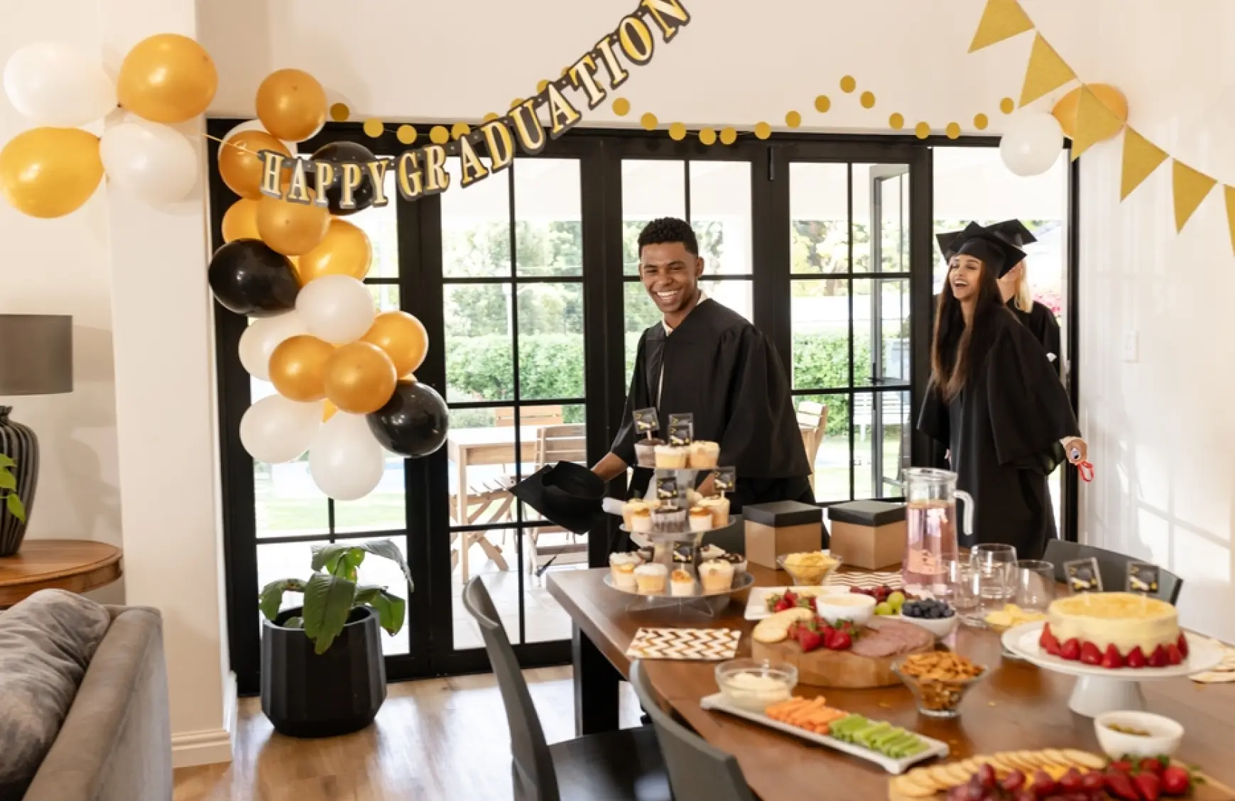 A graduation party celebration — the kind of milestone moment an audio guestbook captures in friends' and family's own voices.