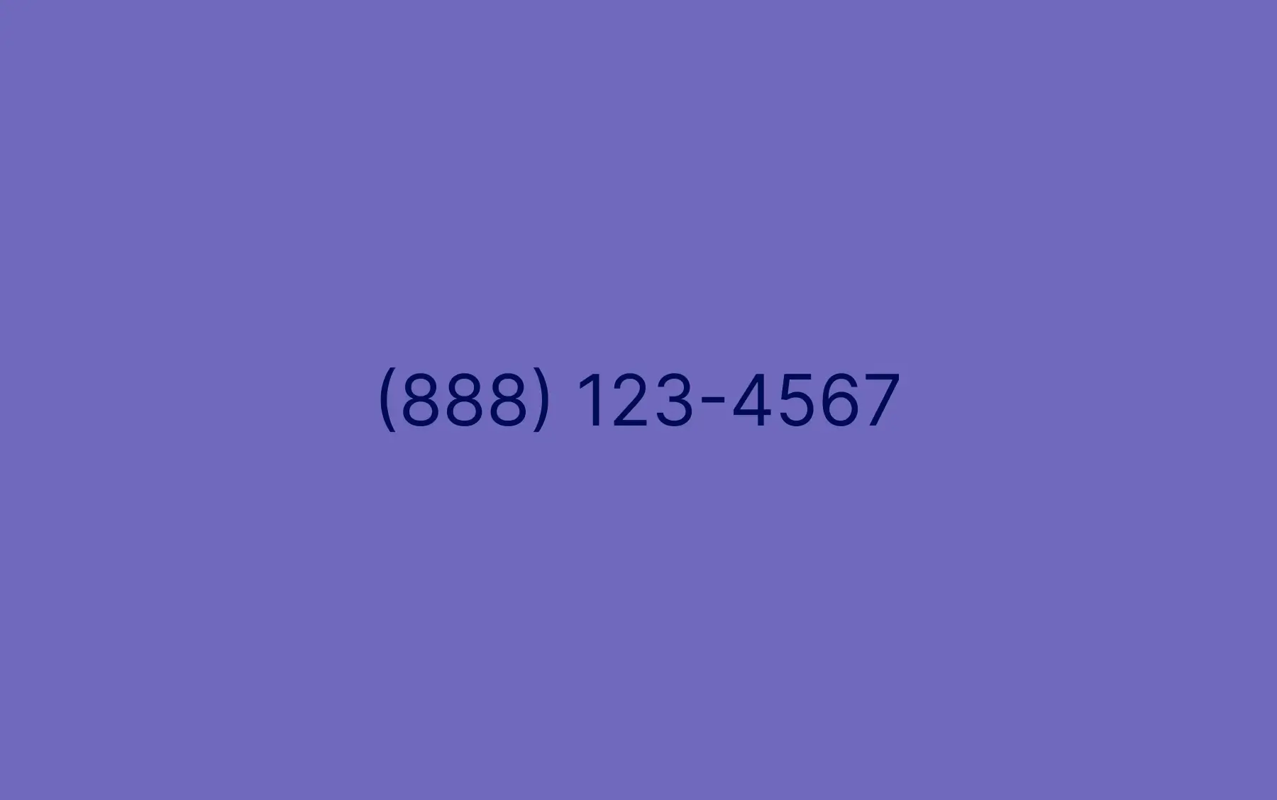 Example phone number guests can call to leave an audio guestbook voicemail message.
