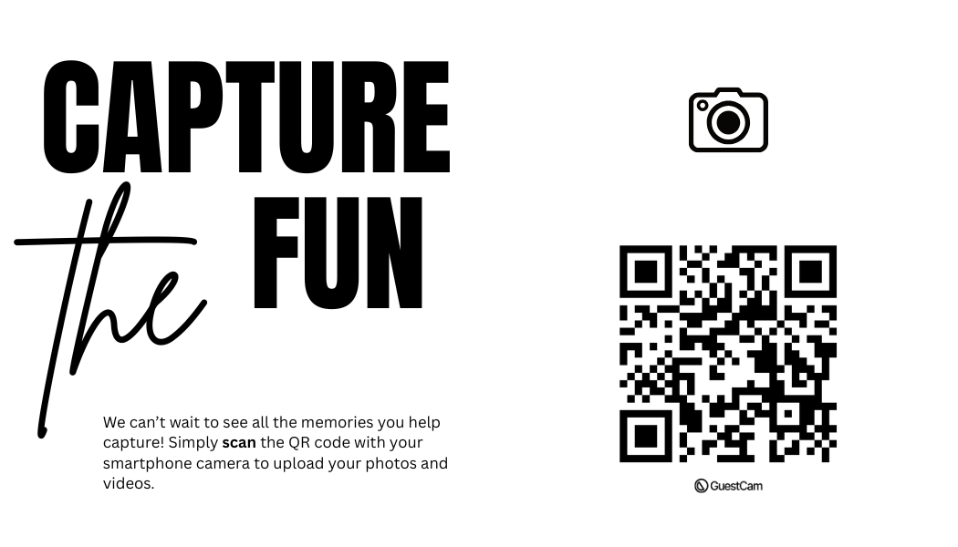 Capture the fun mini Canva QR Code template