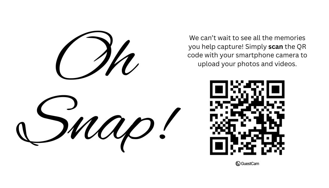 Oh Snap mini Canva QR Code template