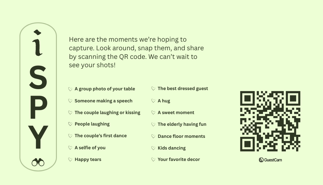 ISP (Olive) mini Canva QR Code template