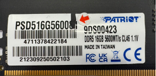 Warranty label serial number issue