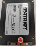 SSD physical damage