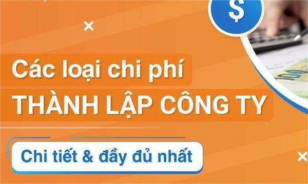 Chi phí thành lập công ty