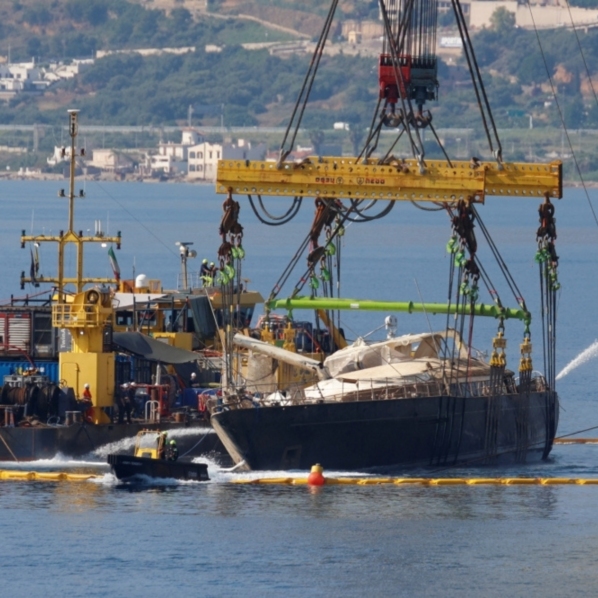 Sunken superyacht Bayesian recovered 10 months after tech tycoon Mike Lynch and daughter drowned