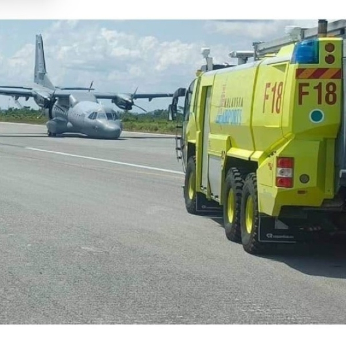 RMAF launches investigation into transport plane incident that led to temporary runway closure at Kuching Airport