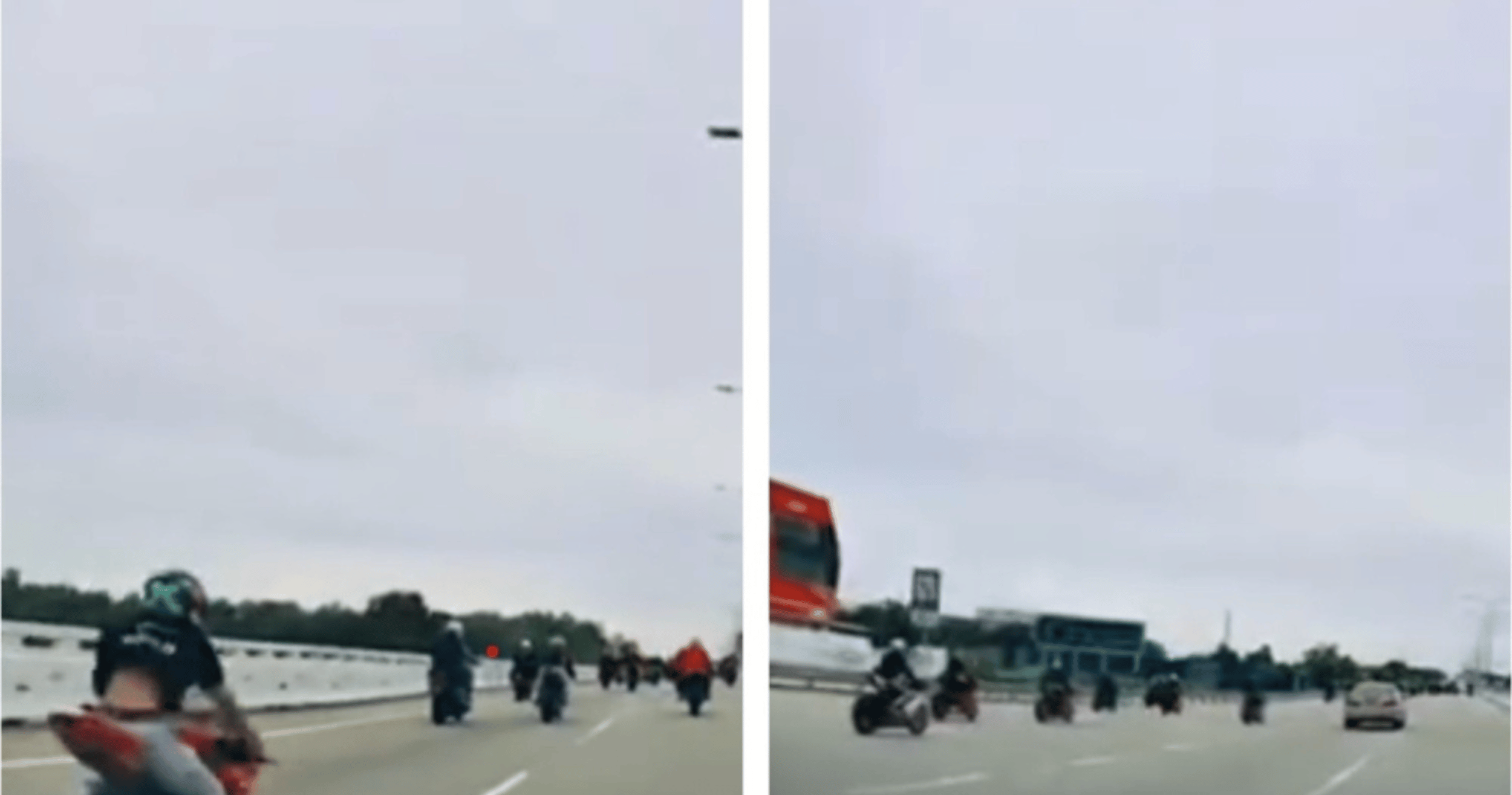 Reckless biker stunt on Second Penang Bridge caught on video; police launch investigation