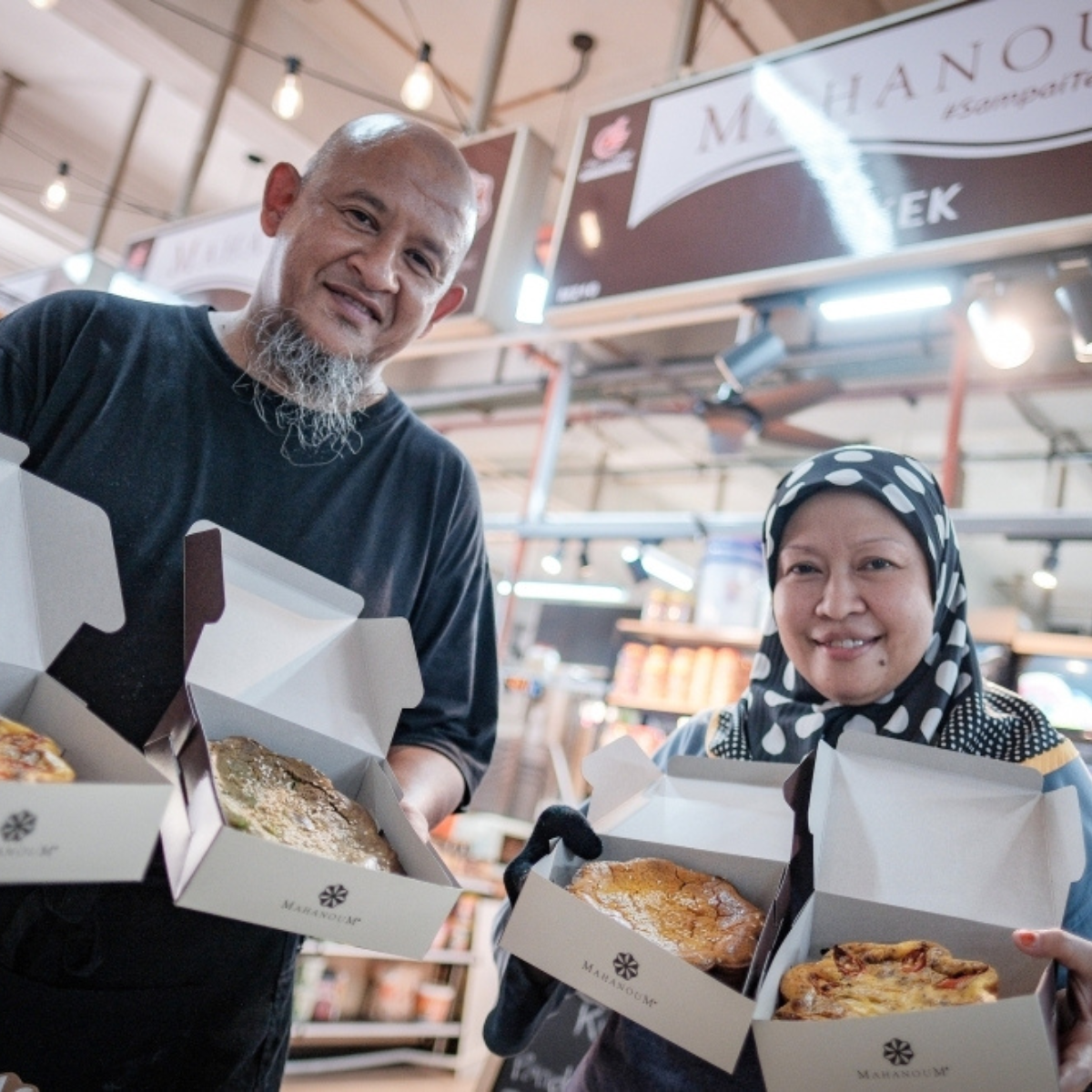 Johor couple gives traditional ‘kuih bakar’ a twist with durian, beef, and sardine – and Singaporeans are loving it