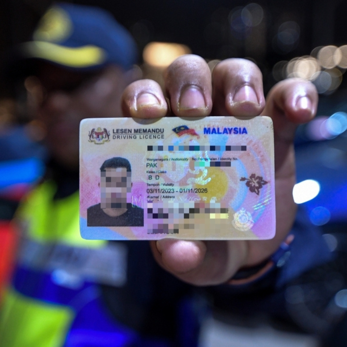 JPJ Suspects Syndicate After Foreigner Found with Fake Malaysian Licence in Luxury Car