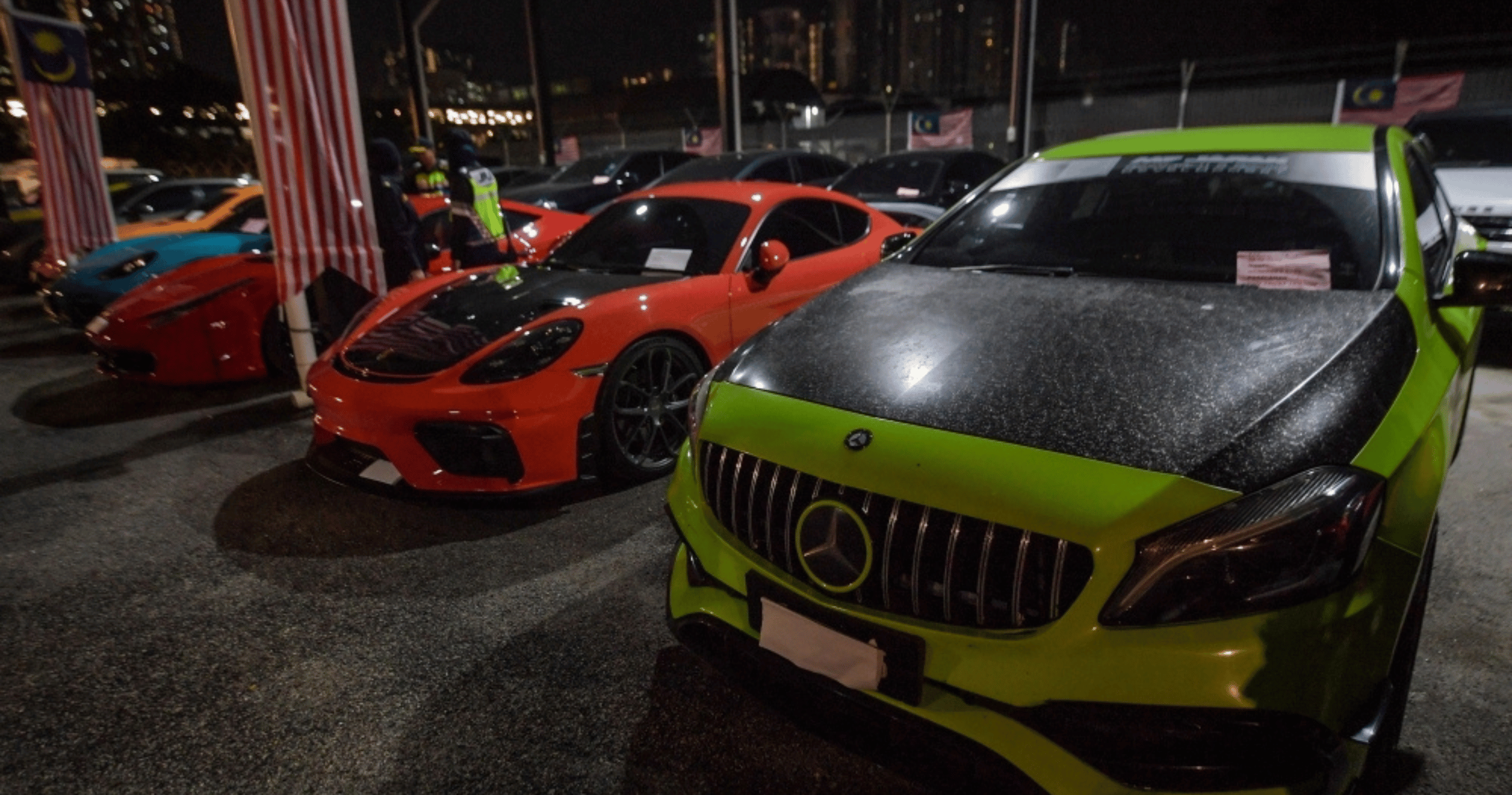 From Ferraris to Mustangs, KL Tops List as JPJ Seizes 258 Luxury Cars Over Suspect Paperwork