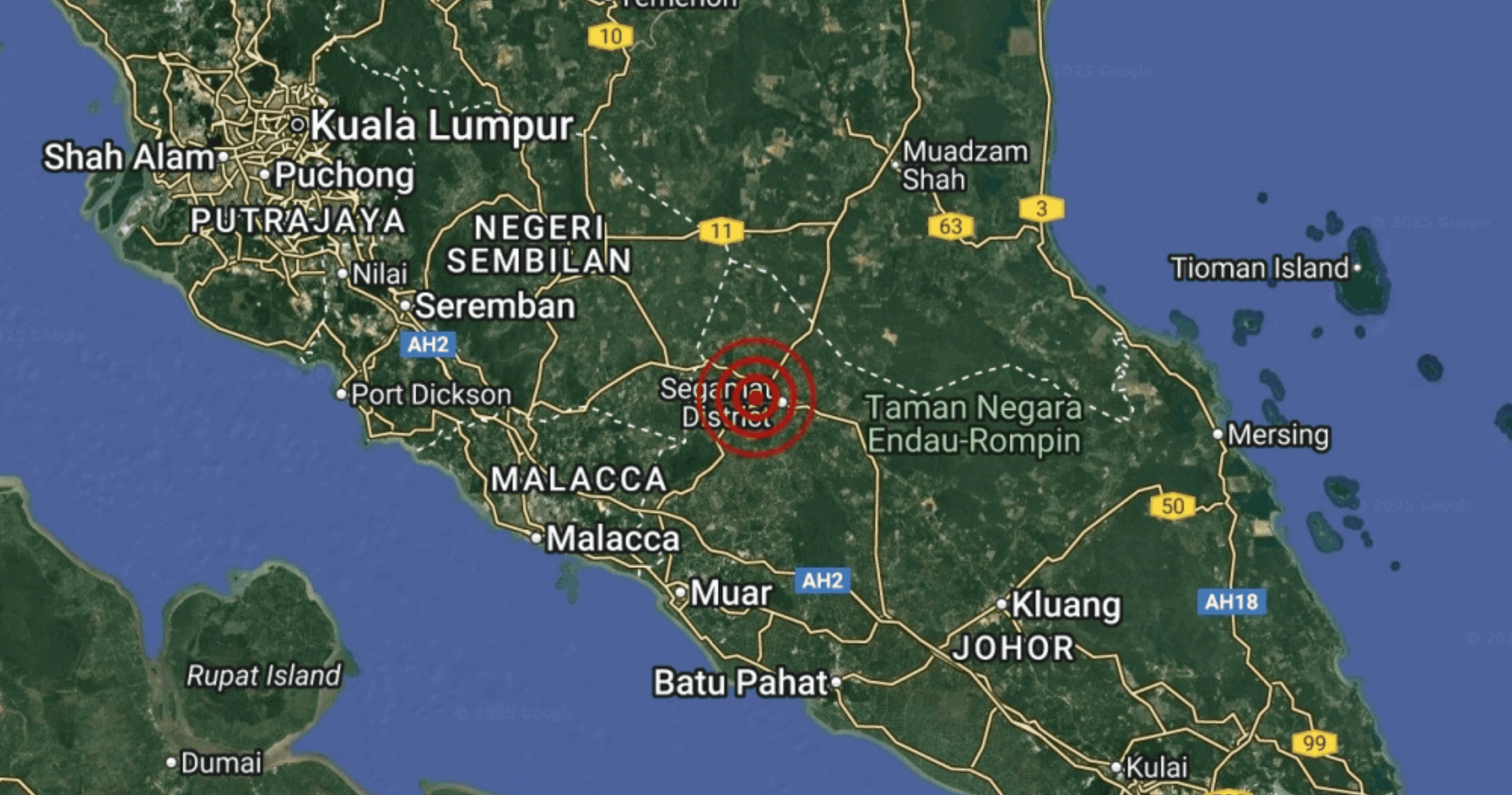 Pahang Sultan calls for special prayers after Segamat earthquakes