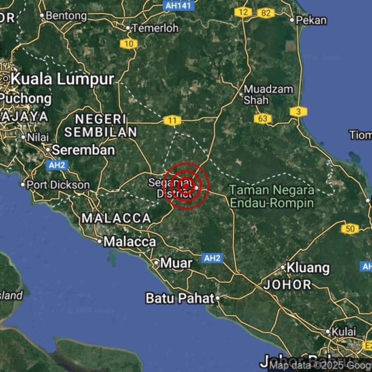 Pahang Sultan calls for special prayers after Segamat earthquakes