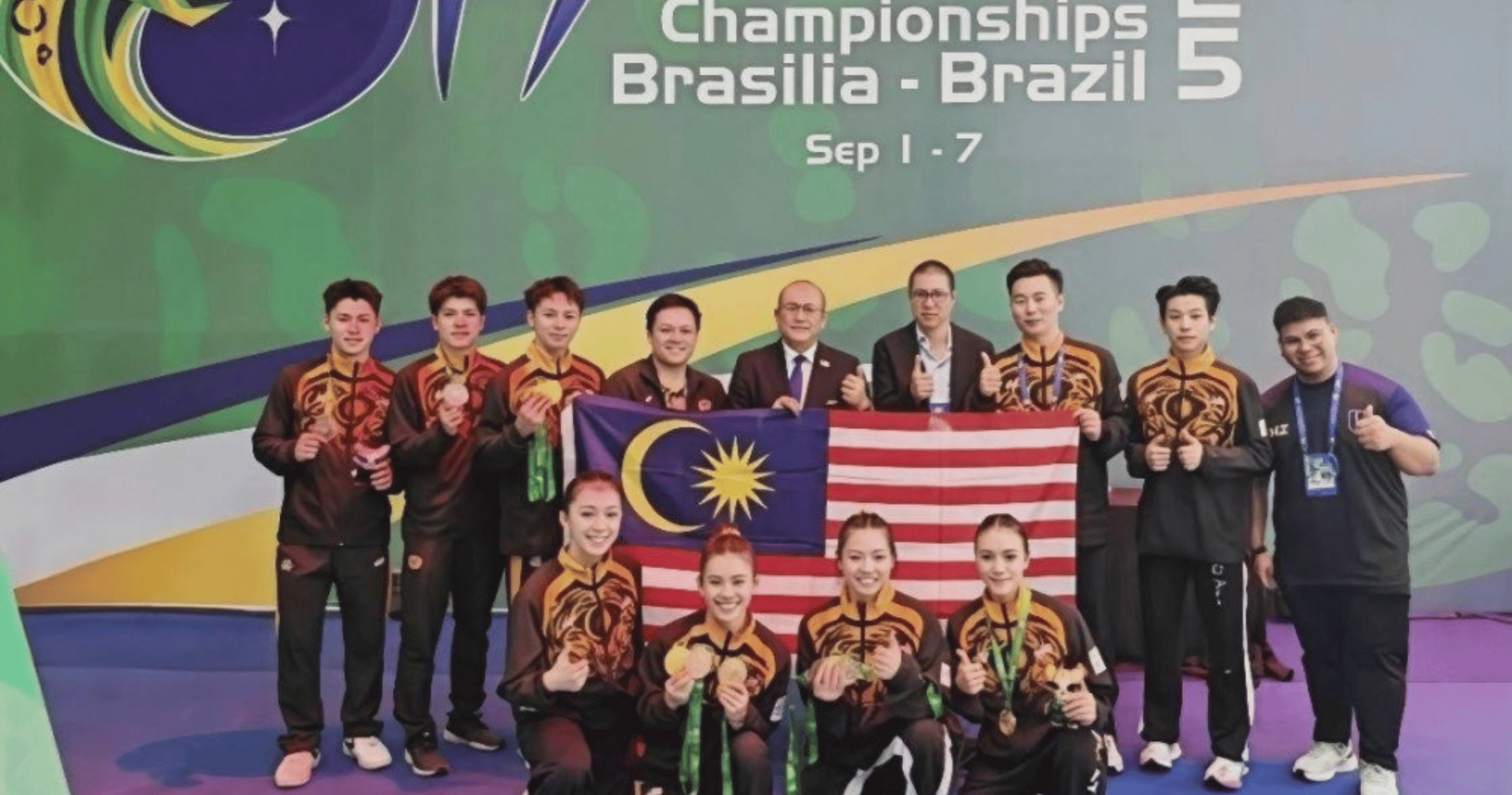 Strength and grace: Malaysia concludes World Wushu campaign in Brazil with five gold medals