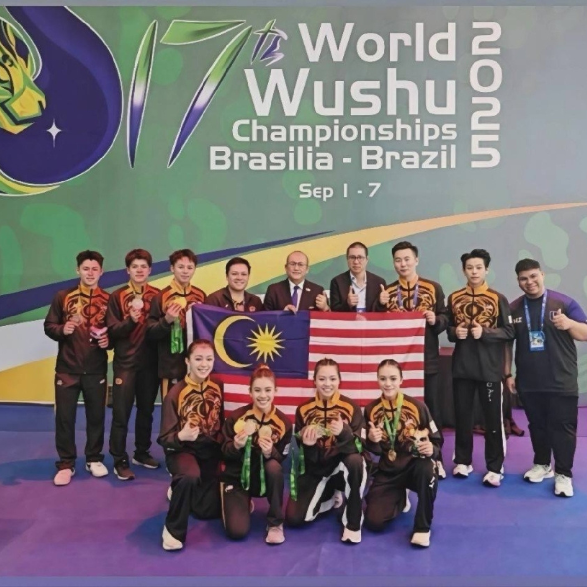 Strength and grace: Malaysia concludes World Wushu campaign in Brazil with five gold medals