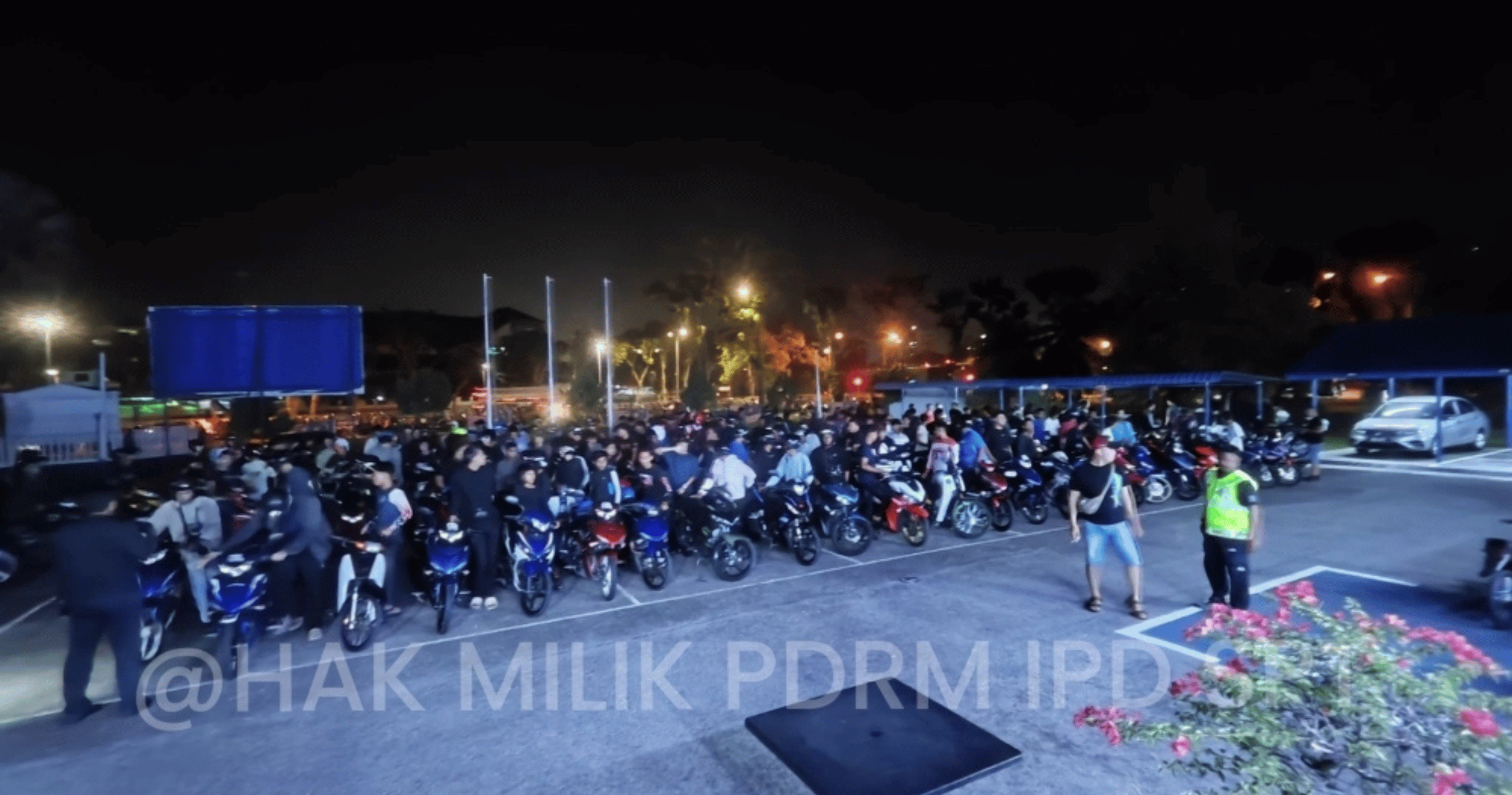 Malaysia Day weekend crackdown: Penang police arrest mat rempit in Seberang Perai, seize 135 motorcycles, issue 614 summonses