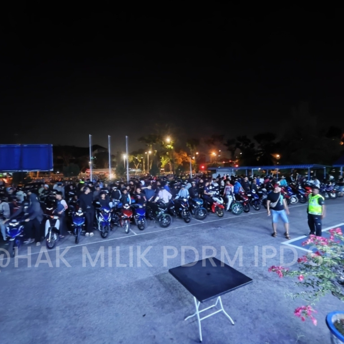 Malaysia Day weekend crackdown: Penang police arrest mat rempit in Seberang Perai, seize 135 motorcycles, issue 614 summonses