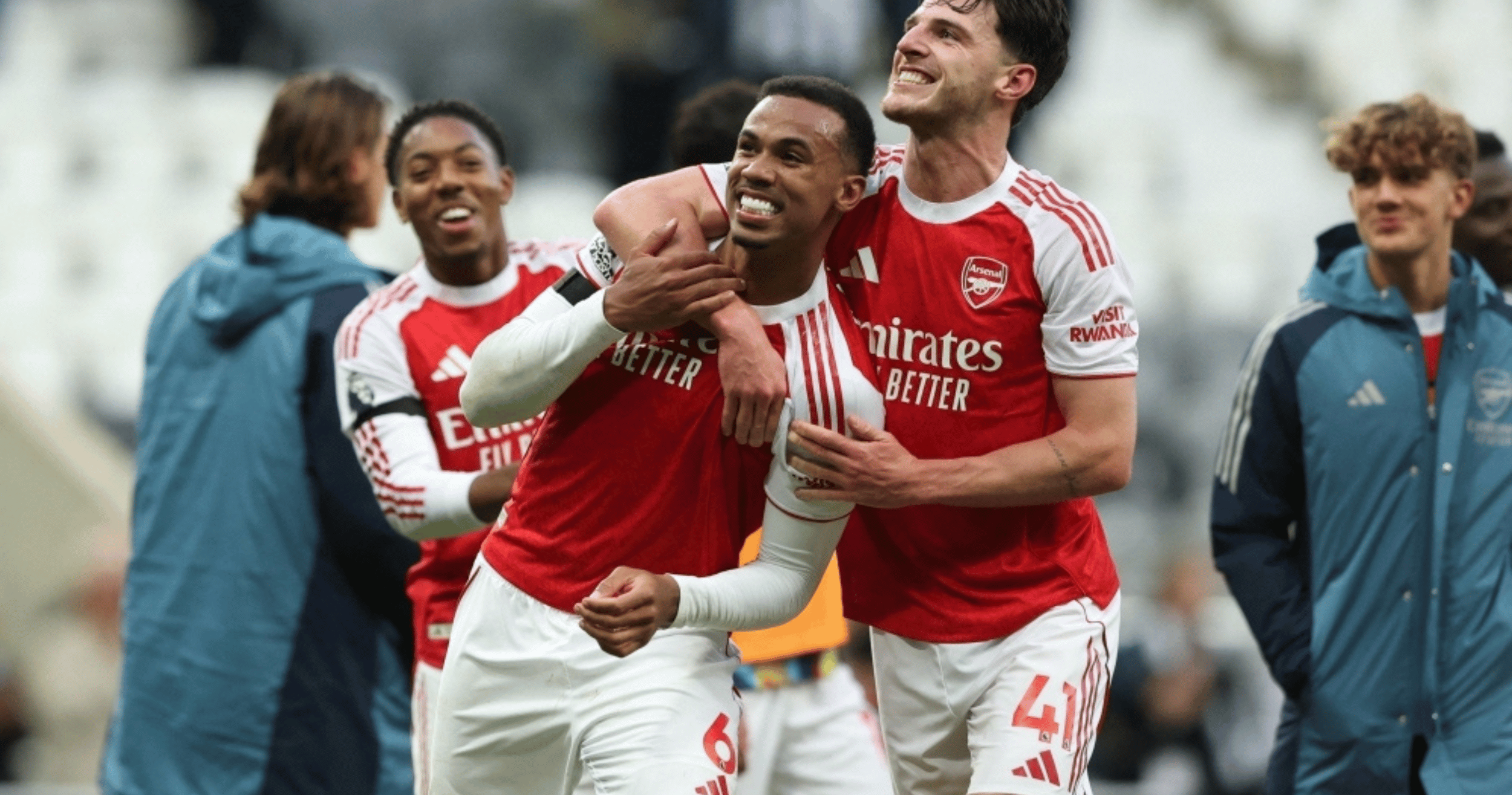 Gabriel’s stoppage-time header seals Arsenal’s 2-1 comeback victory against Newcastle