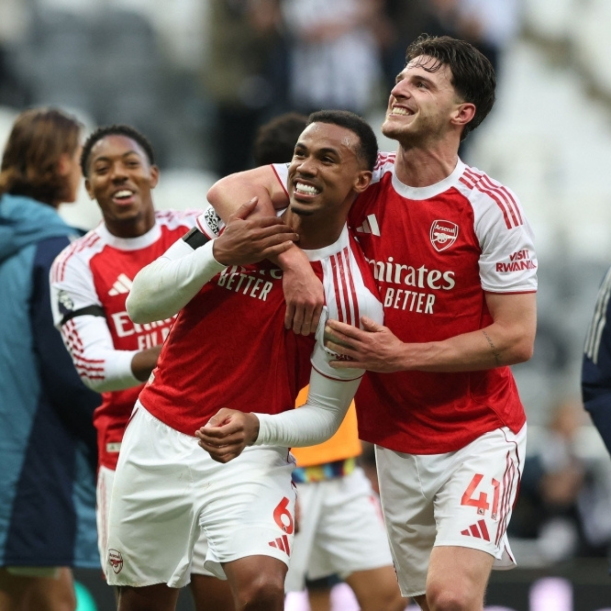 Gabriel’s stoppage-time header seals Arsenal’s 2-1 comeback victory against Newcastle