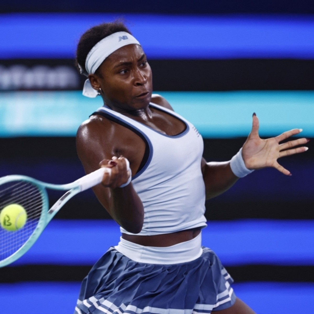 Gauff advances to Wuhan final after defeating Paolini