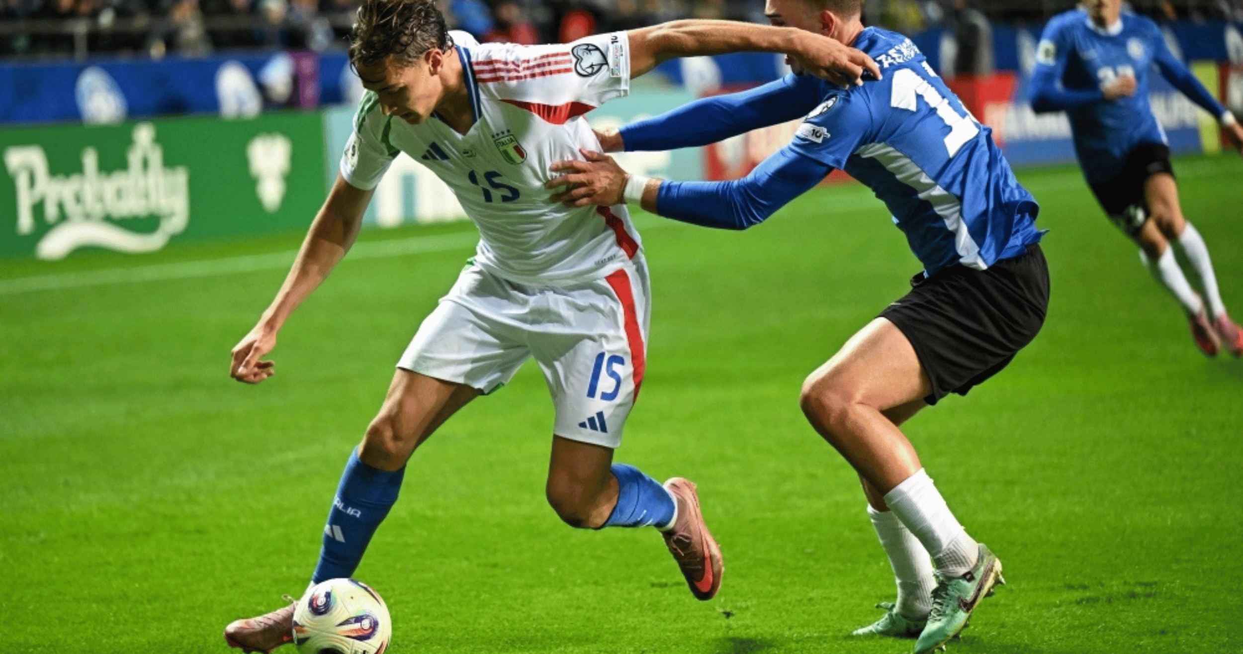 Italy edge closer to World Cup play-off berth with 3-1 victory over Estonia ahead of crucial clash with Israel