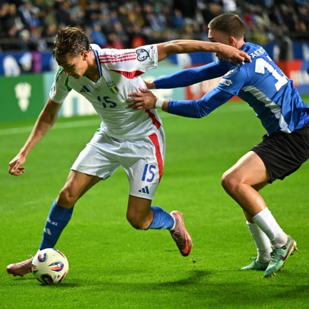 Italy edge closer to World Cup play-off berth with 3-1 victory over Estonia ahead of crucial clash with Israel