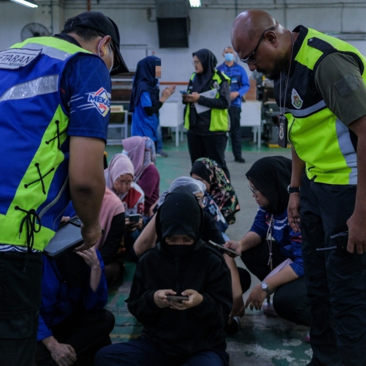 Underage labour uncovered: 31 youths — some as young as 14 — were found using relatives’ ICs to work in Johor.