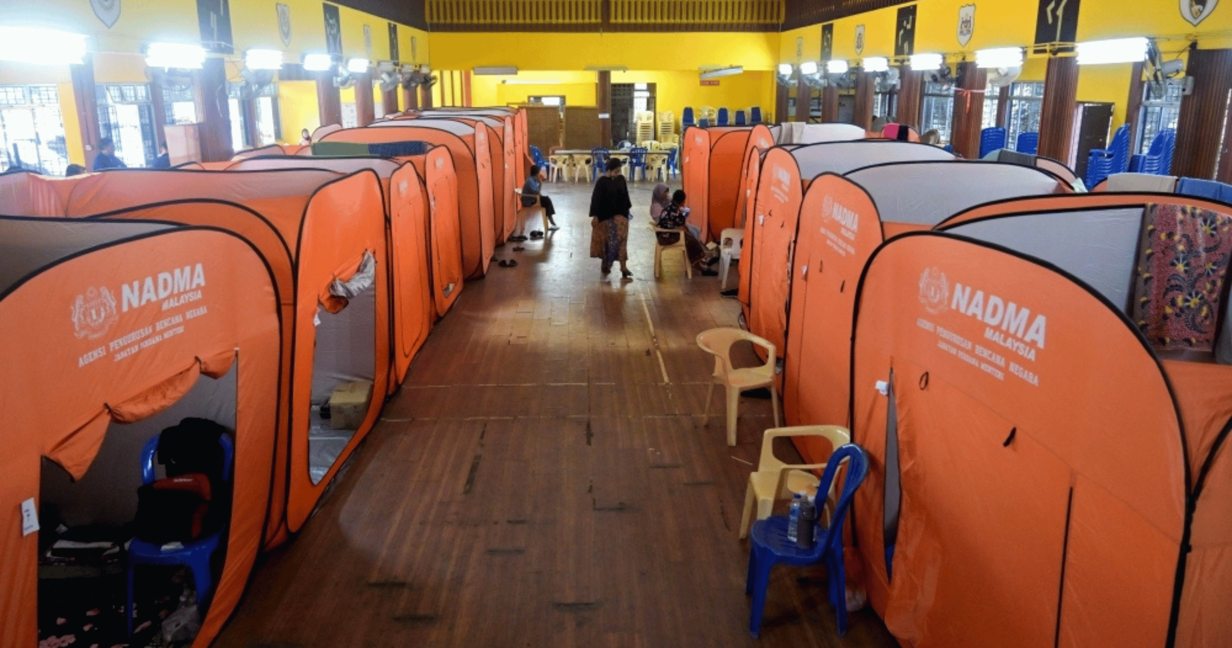 Evacuee figures in Sarawak and Perak remain the same as of 8 am today.