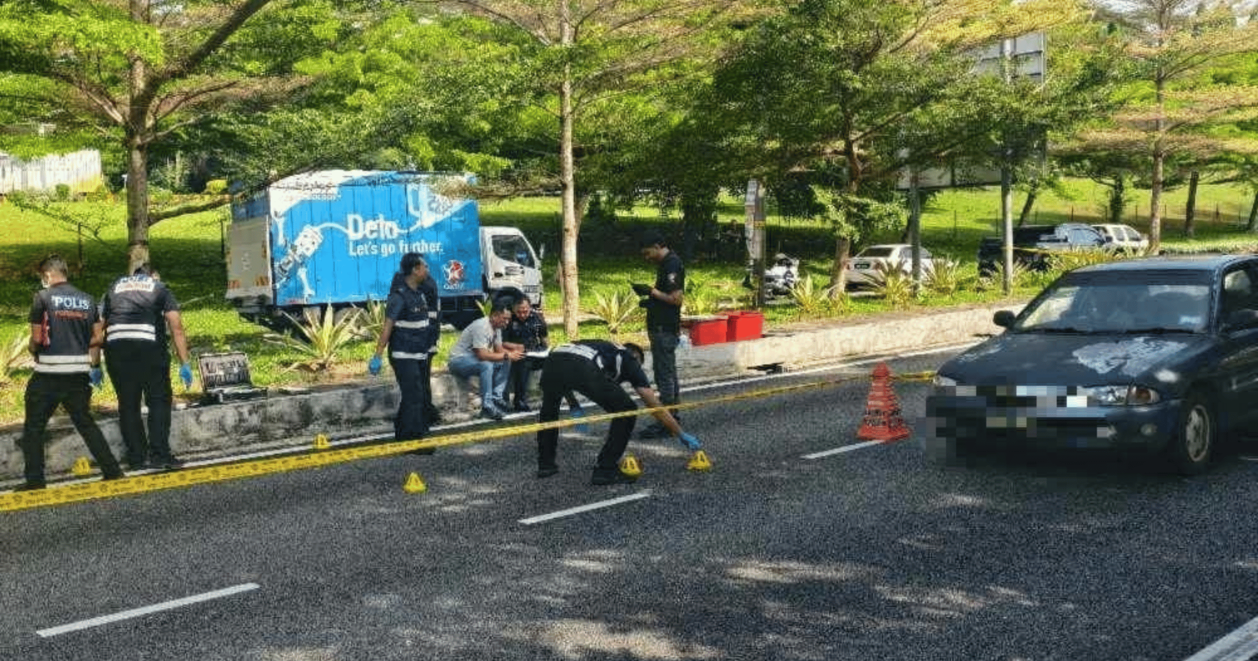 Negeri Sembilan police believe a feud between secret societies may be behind the car shooting along Jalan Rasah–Mambau.