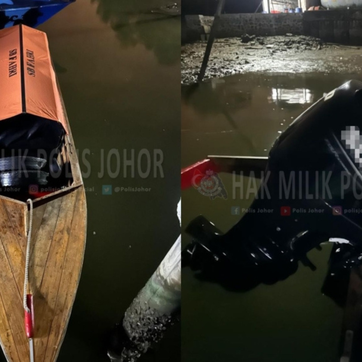 Johor police arrest nine Indonesians attempting to return to Batam through an illegal sea route.