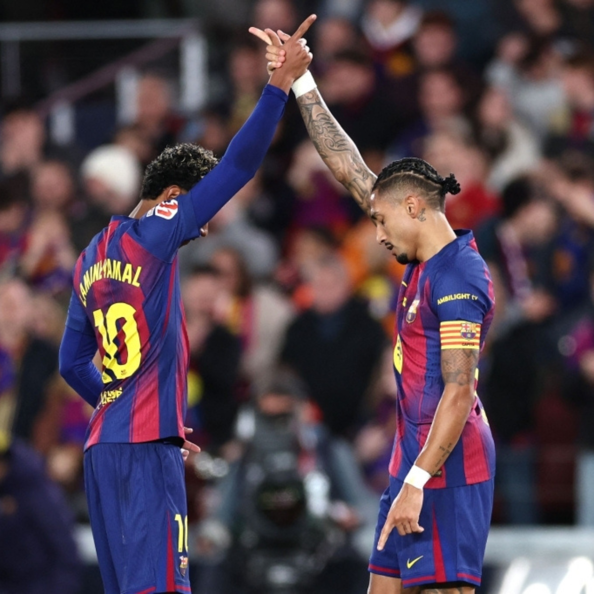 La Liga roundup: Raphinha stars for Barcelona, Griezmann salvages Atletico, Espanyol stay in contention