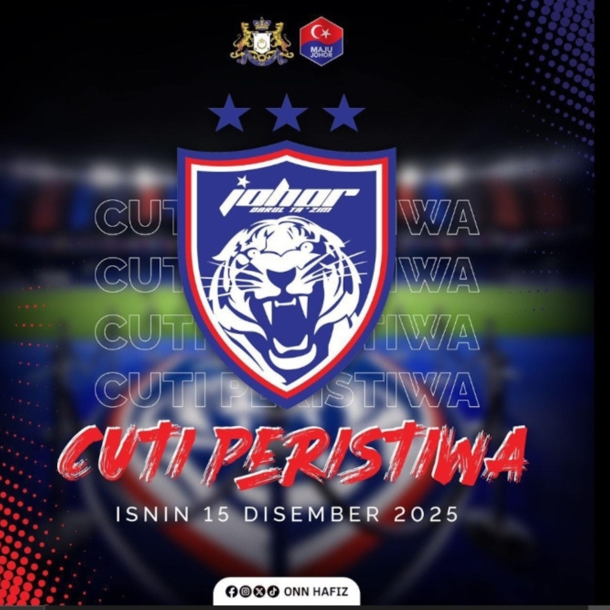 Johor announces special public holiday following JDT’s FA Cup 2025 triumph, SPM exams to continue as planned