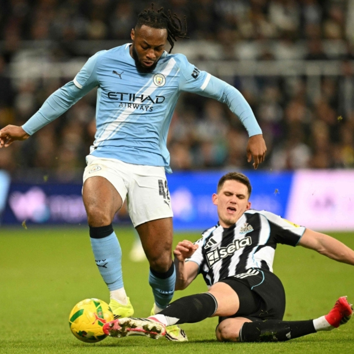 Semenyo praises Man City as a “perfect” environment after netting his second goal in as many games.