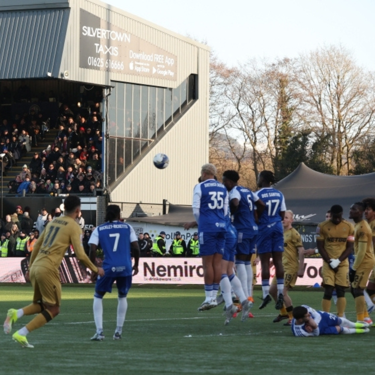 Fairytales come true in football: Macclesfield defies the odds to shock FA Cup holders Crystal Palace.