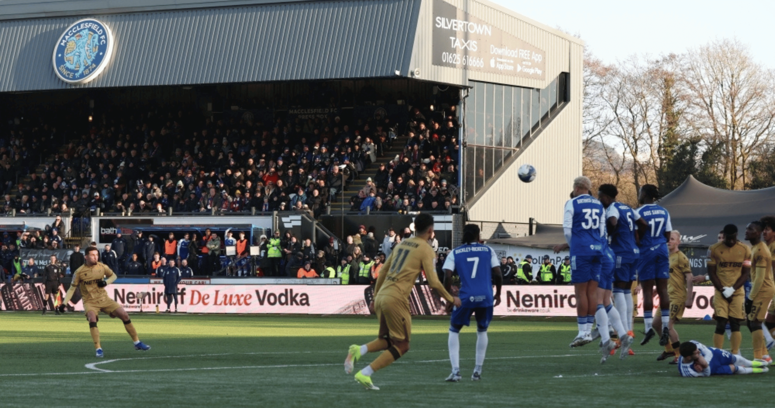 Fairytales come true in football: Macclesfield defies the odds to shock FA Cup holders Crystal Palace.