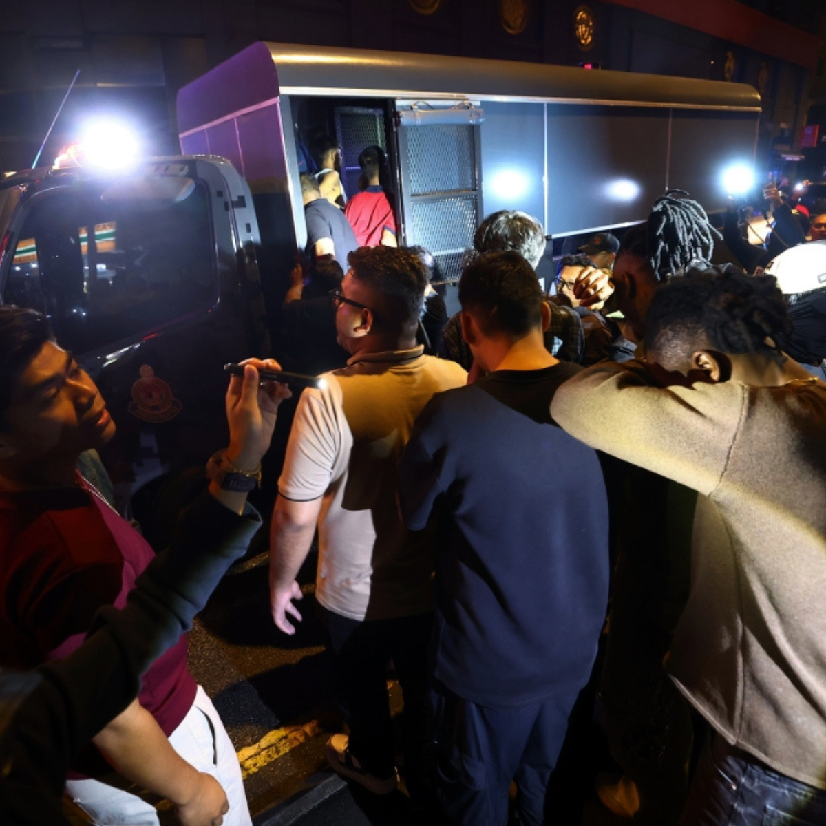 An immigration officer was injured during a raid on a nightclub in Bukit Bintang, where authorities detained 48 foreign nationals.