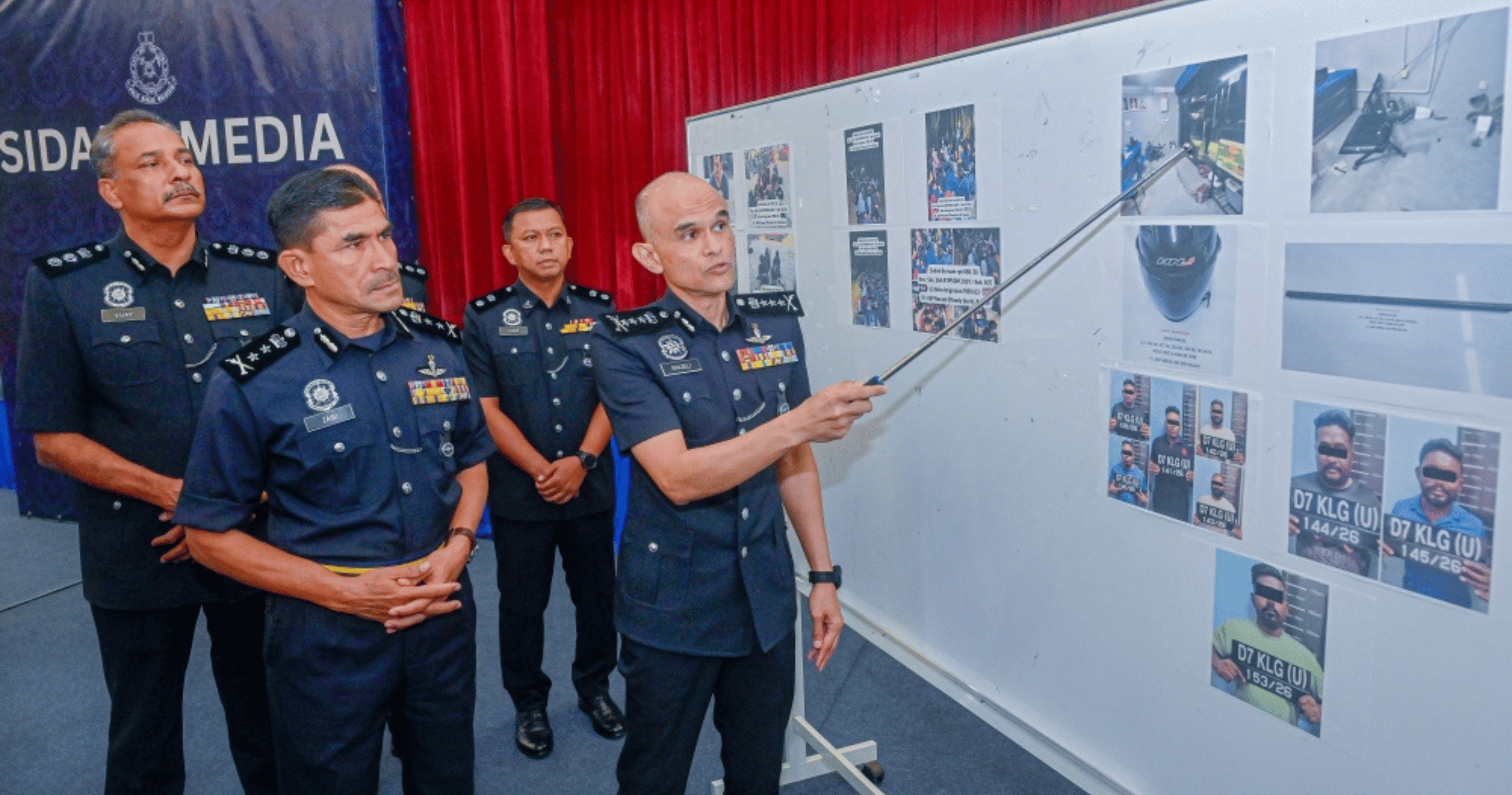 One person was killed and another injured after a four-wheel-drive vehicle rammed into a motorcycle during a shooting incident in Klang, police confirmed.
