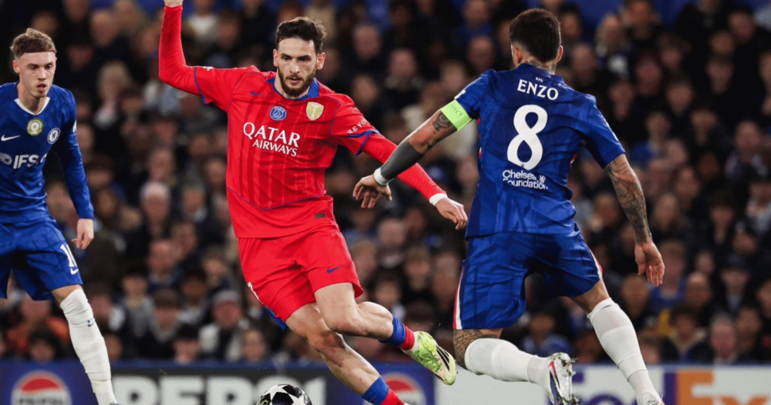 Chelsea suffer heavy defeat as PSG stars run riot in 3-0 win to book Champions League quarter-final spot