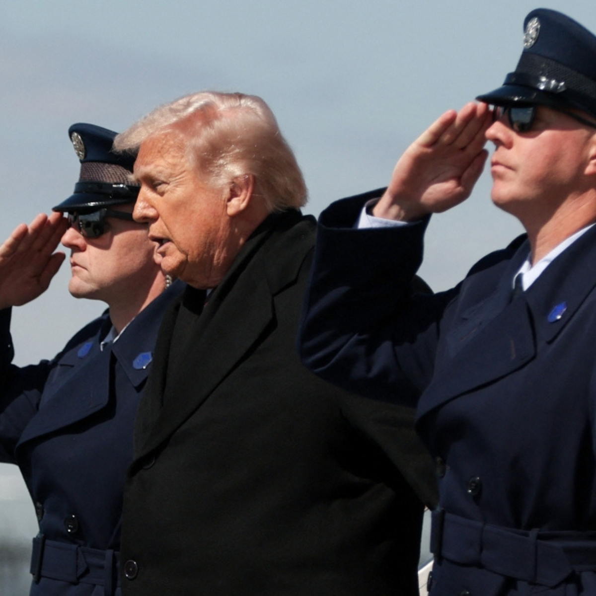 Trump attends repatriation of six US troops killed in Iraq crash amid Iran conflict