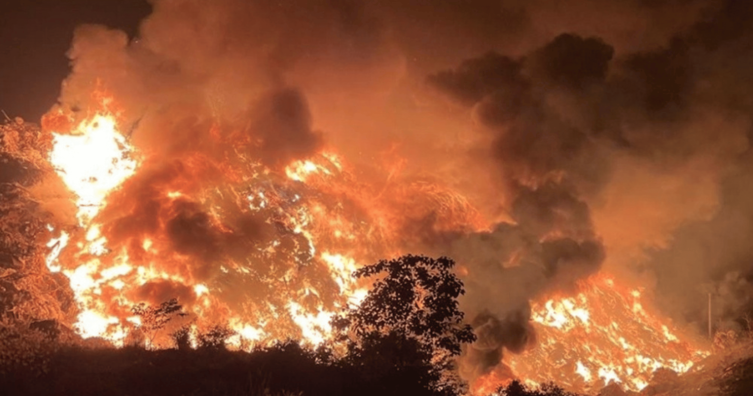 Pulau Burung landfill in Penang experiences a second fire within two months, with containment efforts currently in progress.