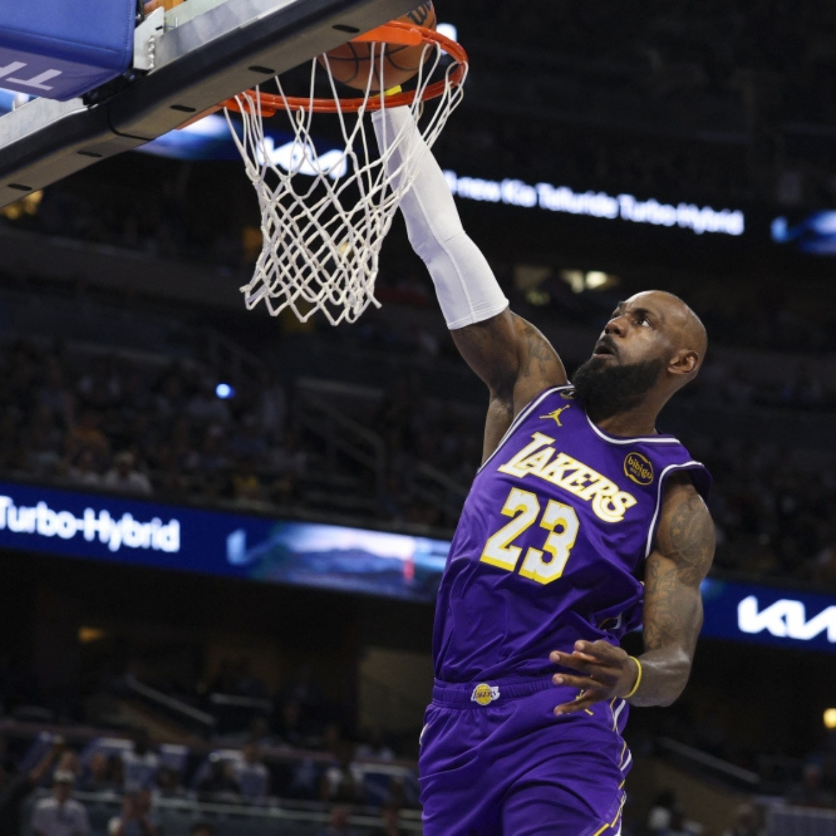 LeBron James has set a new NBA record for the most regular-season games played as the Lakers secured their ninth consecutive victory.