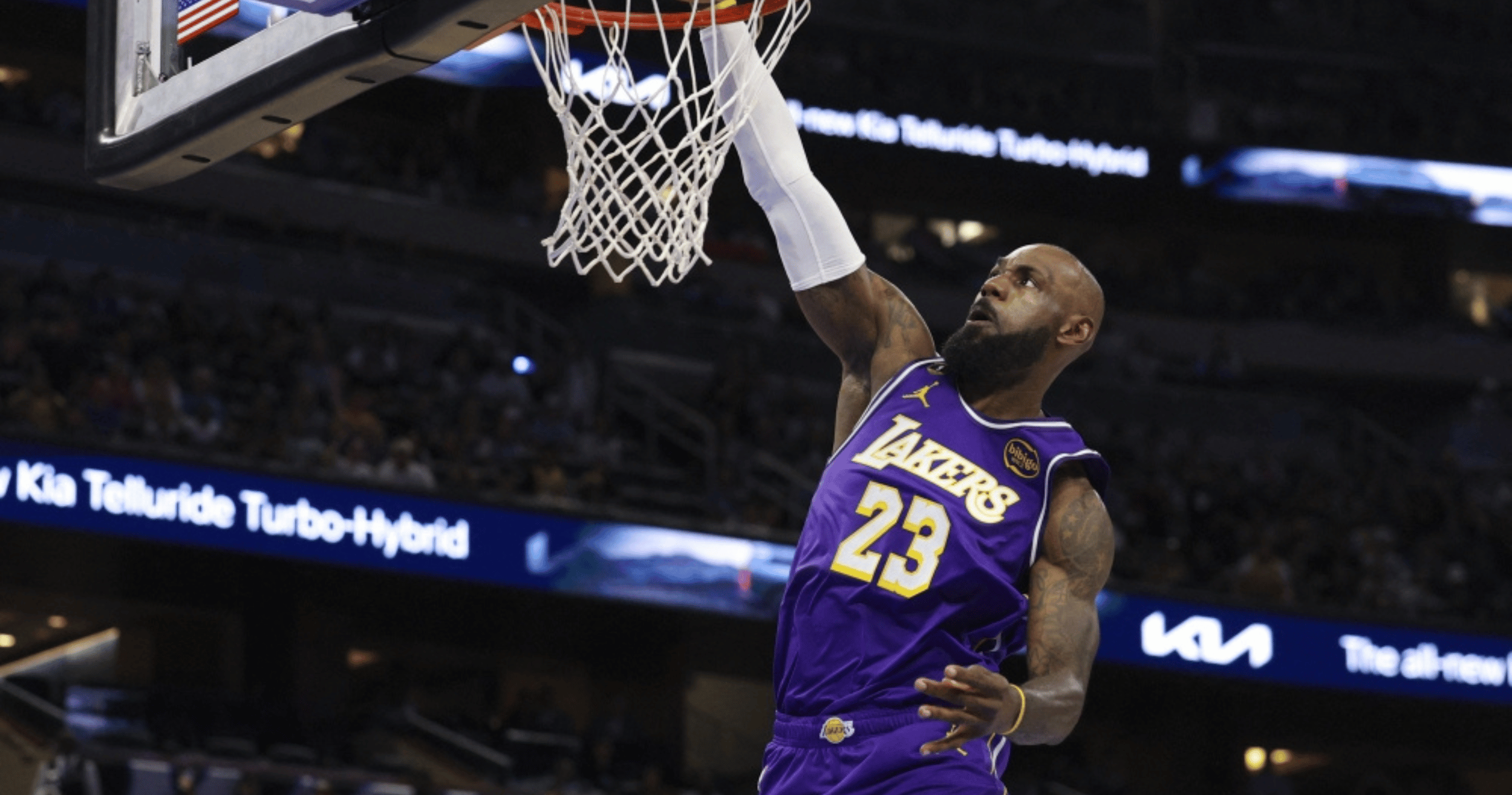 LeBron James has set a new NBA record for the most regular-season games played as the Lakers secured their ninth consecutive victory.