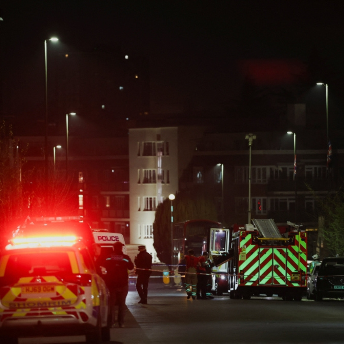 Four ambulances set on fire in north London in suspected antisemitic hate crime