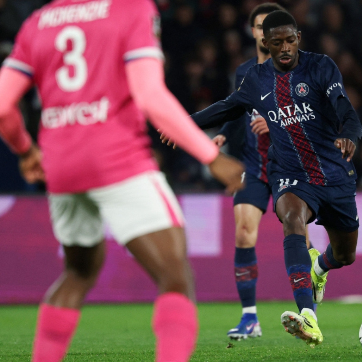 Liverpool warned as Dembele shines for PSG with spectacular volley and two-goal performance.