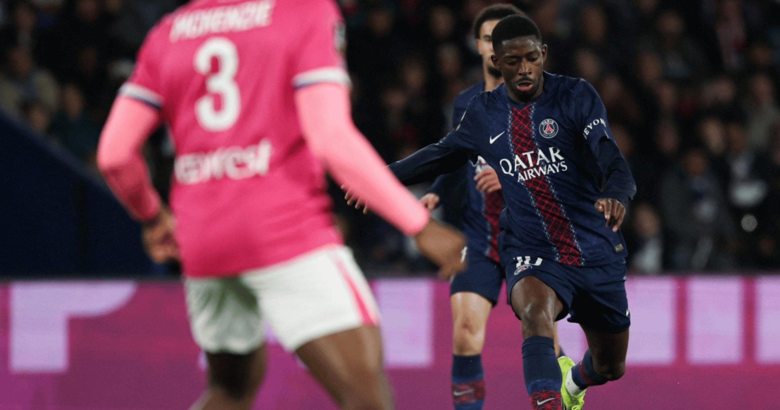 Liverpool warned as Dembele shines for PSG with spectacular volley and two-goal performance.