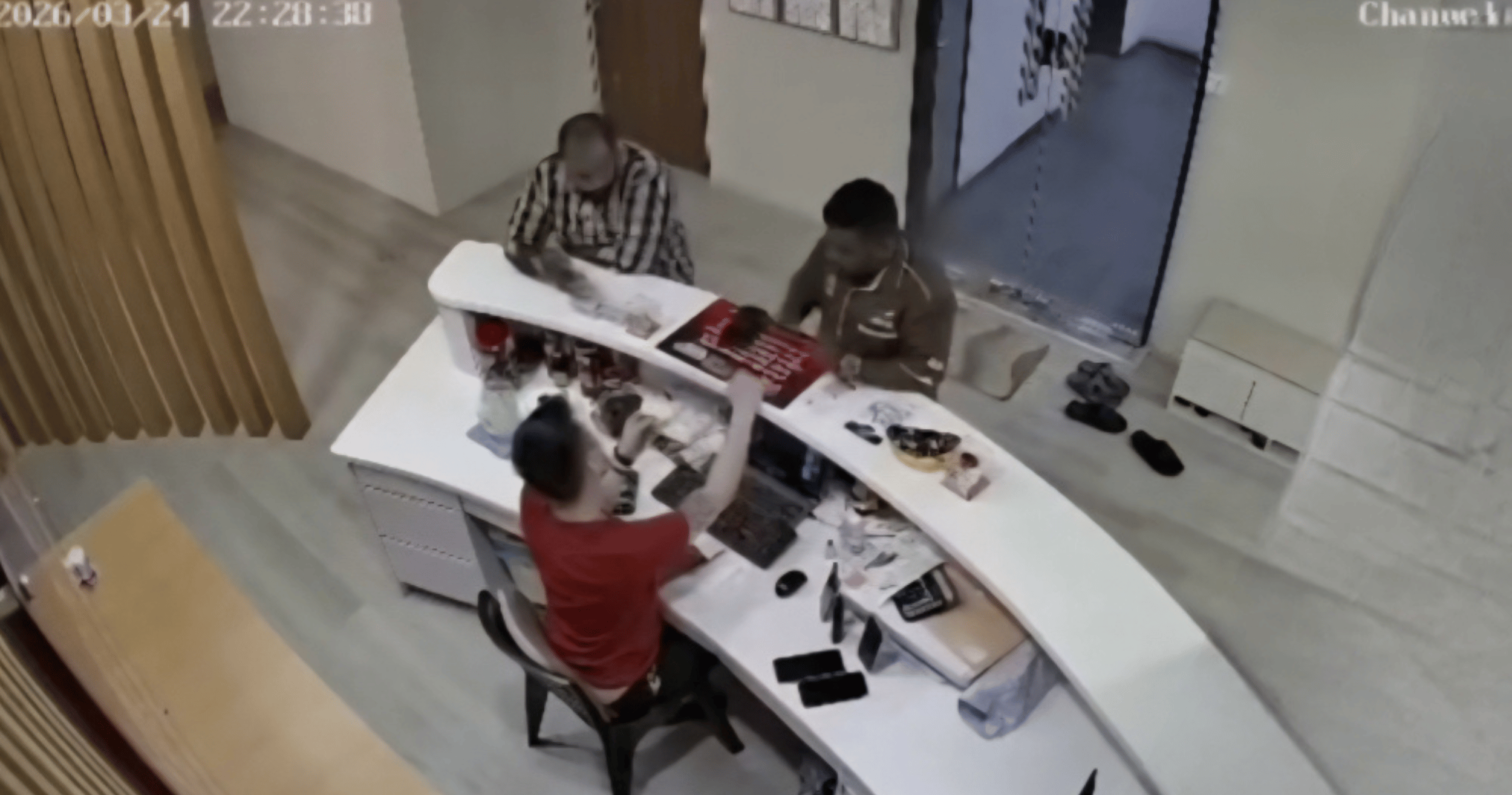 Two men seen in a Wangsa Maju “protection money” video have been arrested, with police investigations currently underway.