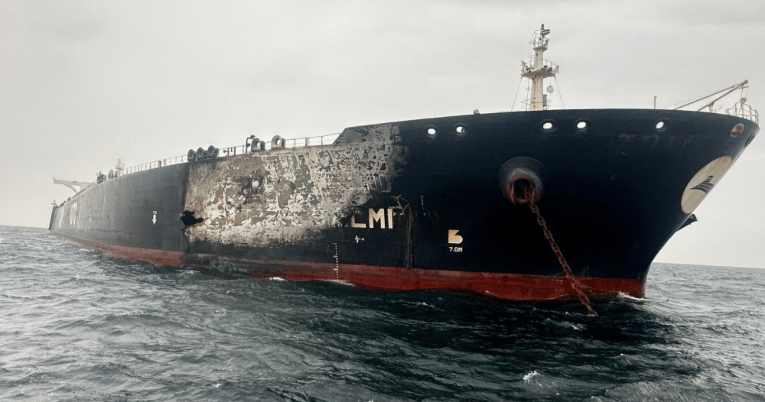 Iranian drone attack ignites oil tanker off Dubai following Trump warning