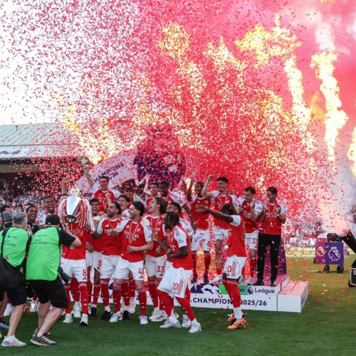 Arsenal secure a final-day victory at Crystal Palace to mark their first Premier League title in 22 years.