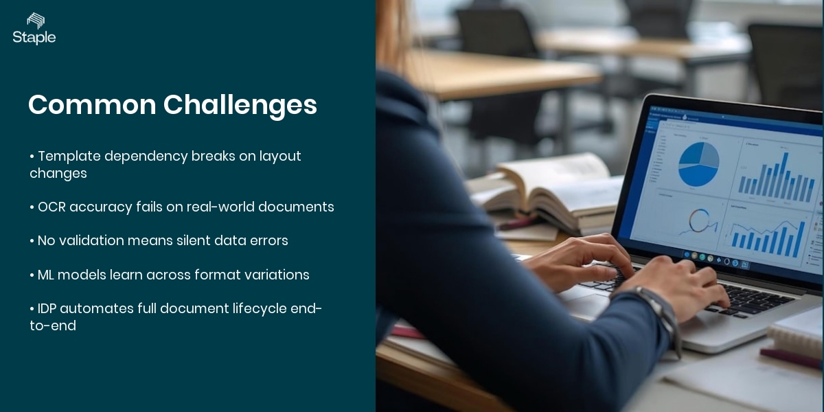 OCR vs. IDP: What’s The Difference? document processing, machine learning ocr, ocr document processing, intelligent document recognition common challenges and how to overcome them