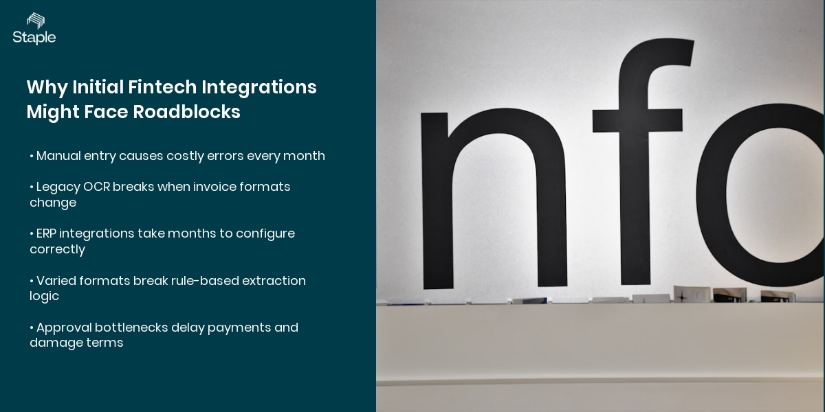 Why Initial Fintech Integrations Might Face Roadblocks